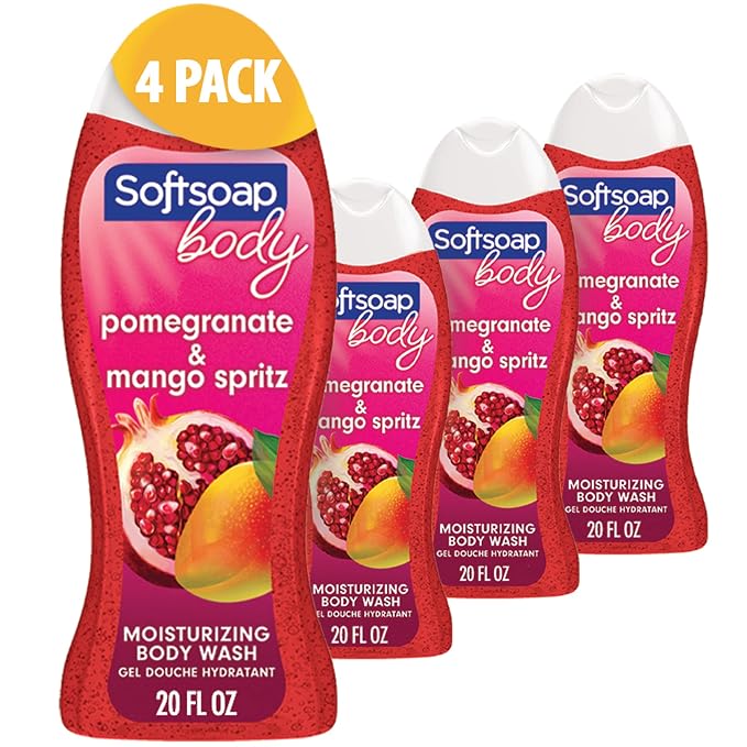 Softsoap Body Wash, Pomegranate & Mango Spritz Body Wash, 20 Fl Oz by Softsoap