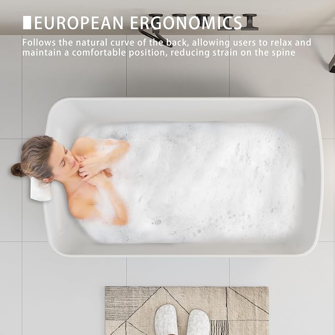 Abruzzo 49" Small Freestanding Bathtub - Image 4