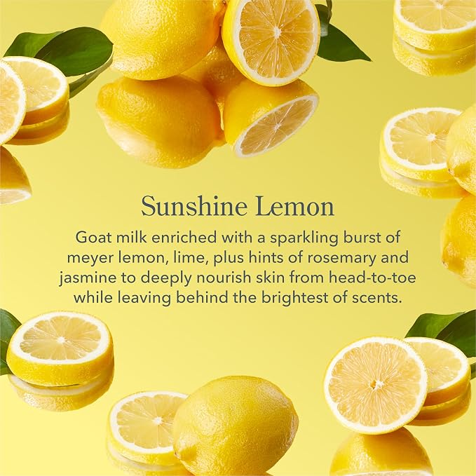 Beekman 1802 Best of the Zest Sunshine Lemon 3-Piece Bodycare Gift Set - Image 5