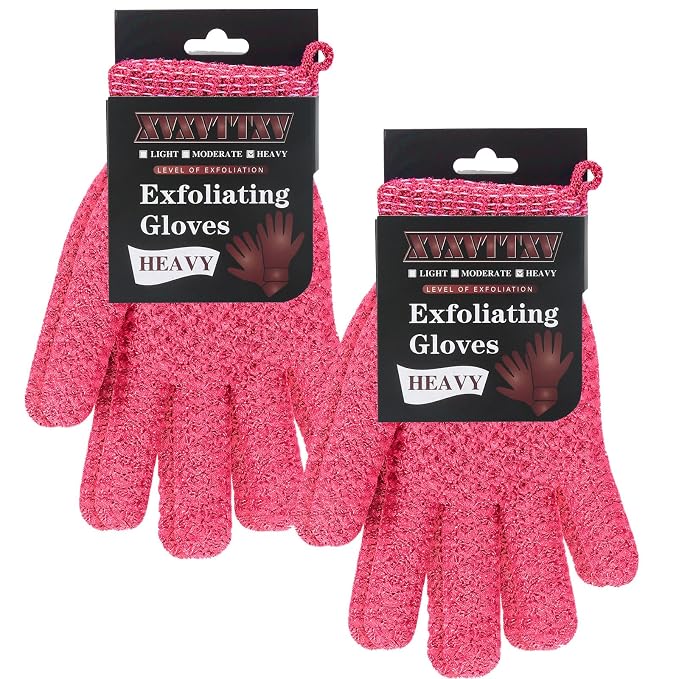 Exfoliating Dual Texture Bath Gloves by Unknown