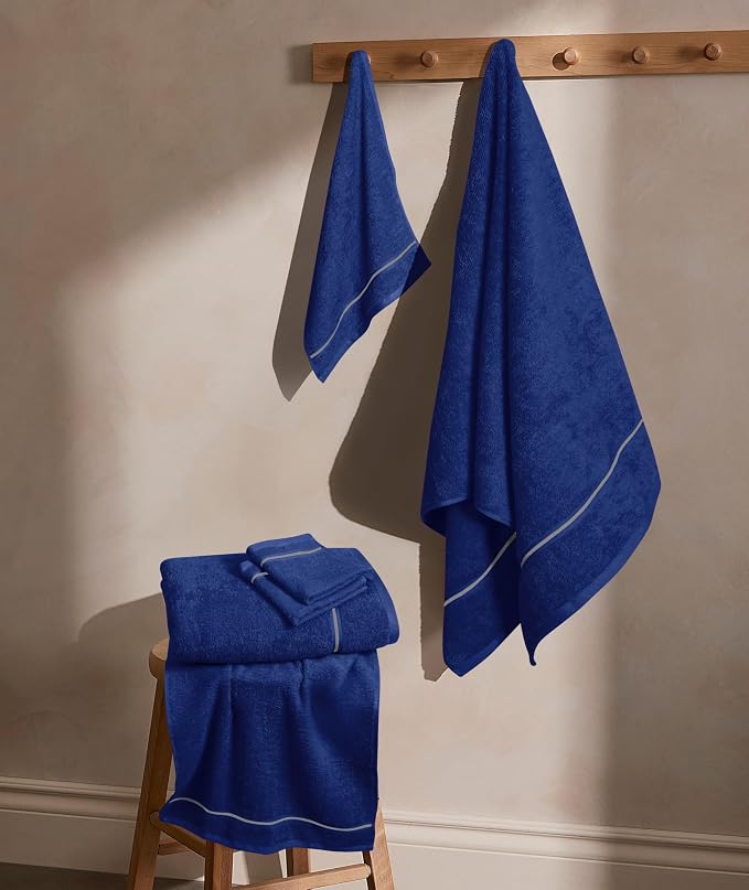MyOwn Ultra Soft 6 Pack Cotton Towel Set, Contains 2 Bath Towels 28x55 inch - Image 3