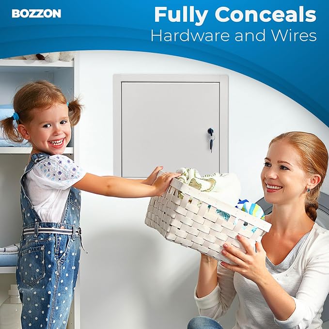 BOZZON Access Panel for Drywall 18 x 18 inch – Metal Door - Image 7