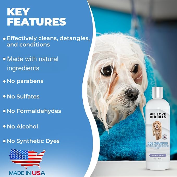 Dog Shampoo, Conditioner & Detangler - Image 2