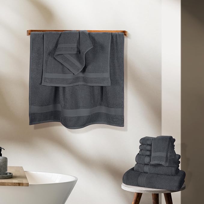 GLAMBURG Ultra Soft 24-Piece Towel Set - Image 4