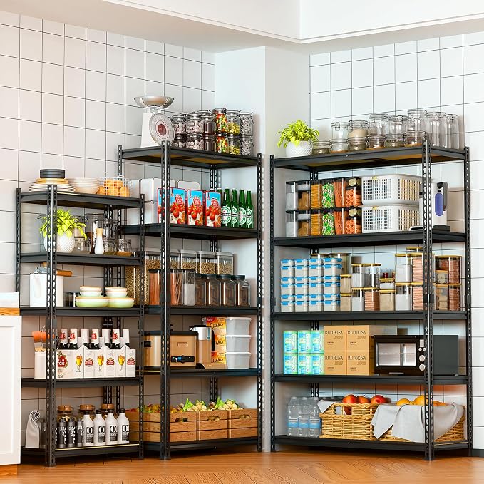 LEVELEVE 5-Tier Heavy Duty Storage Shelving Unit, 2000 lbs Capacity, Adjustable - Image 2