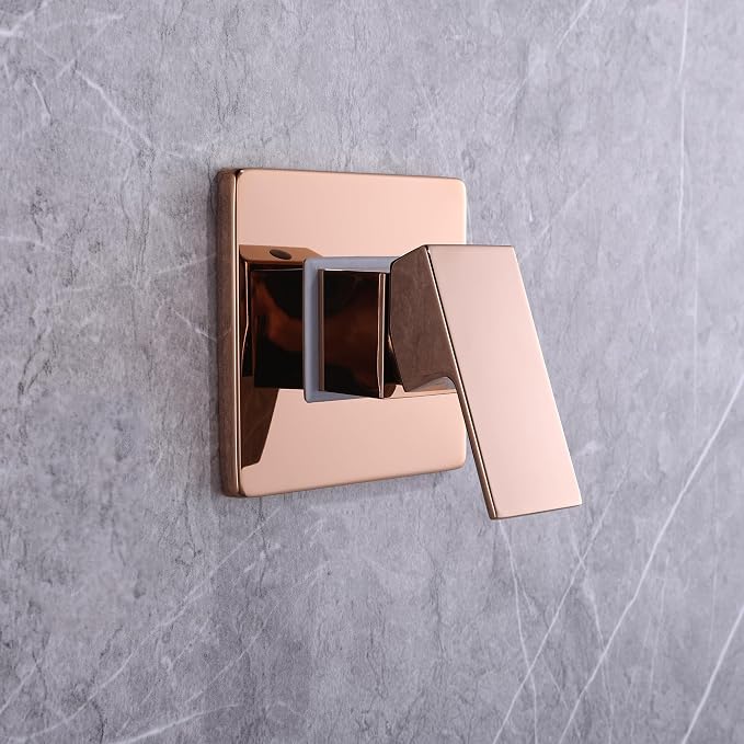 SKOWLL Single Function Shower Valve Kit, Wall Mount Shower Handle Valve Mixer - Image 6
