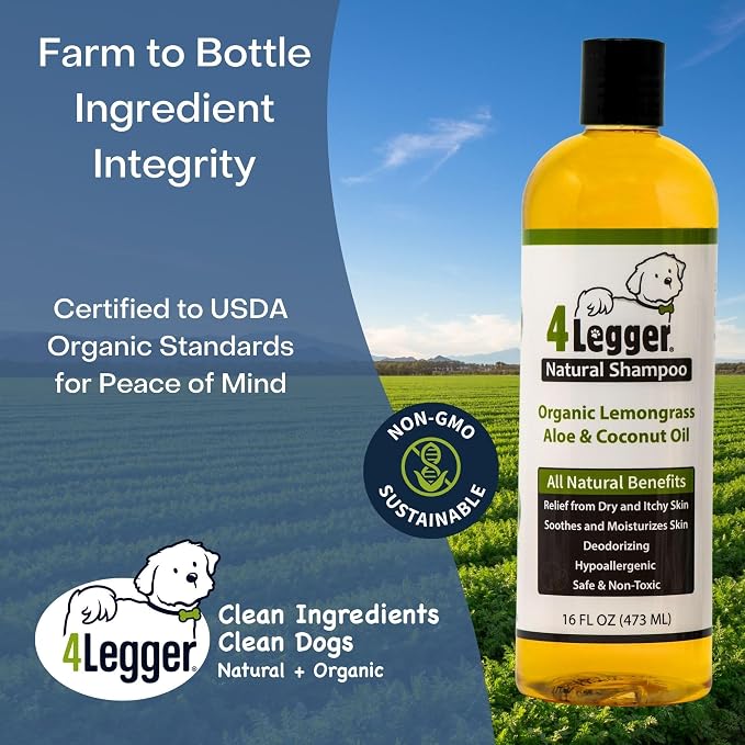 4-Legger Certified Organic Dog Shampoo - Image 6