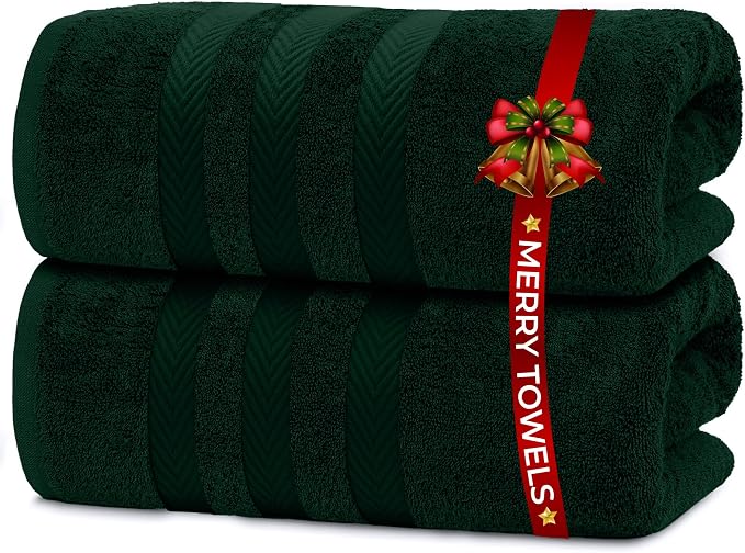 RIVERSIDE Pack of 2 Extra Large Bath Sheets 35 x 70 Inches by RIVERSIDE