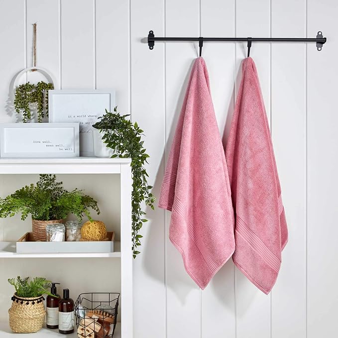 Christy Supreme Hygro 6 Piece Towel Set | Blush | 100% Luxury Supima Cotton | - Image 4