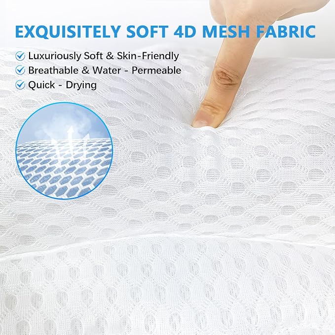 REEZEIVI Bath Pillows for Tub, Bath Pillow - Image 3