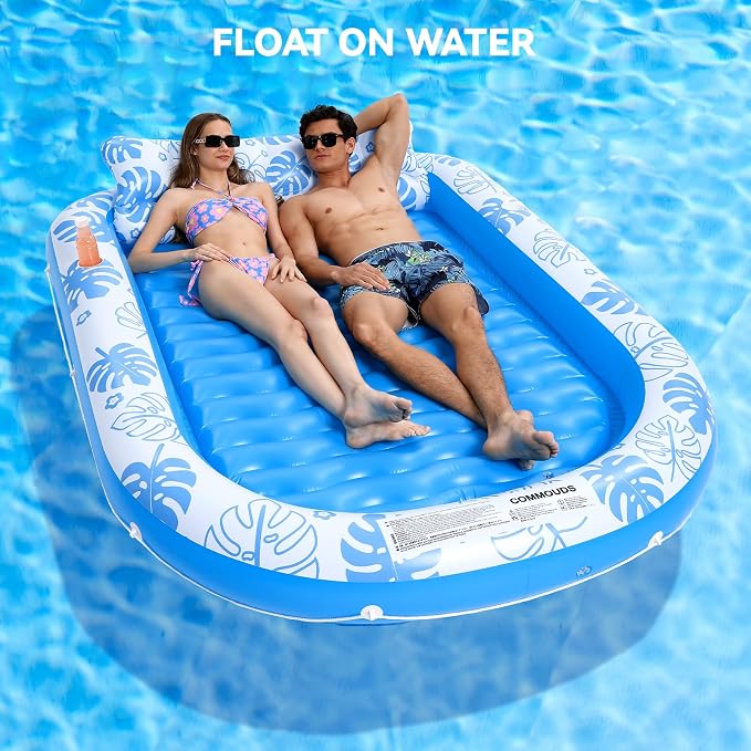 Inflatable Tanning Pool Lounger Float - Image 6