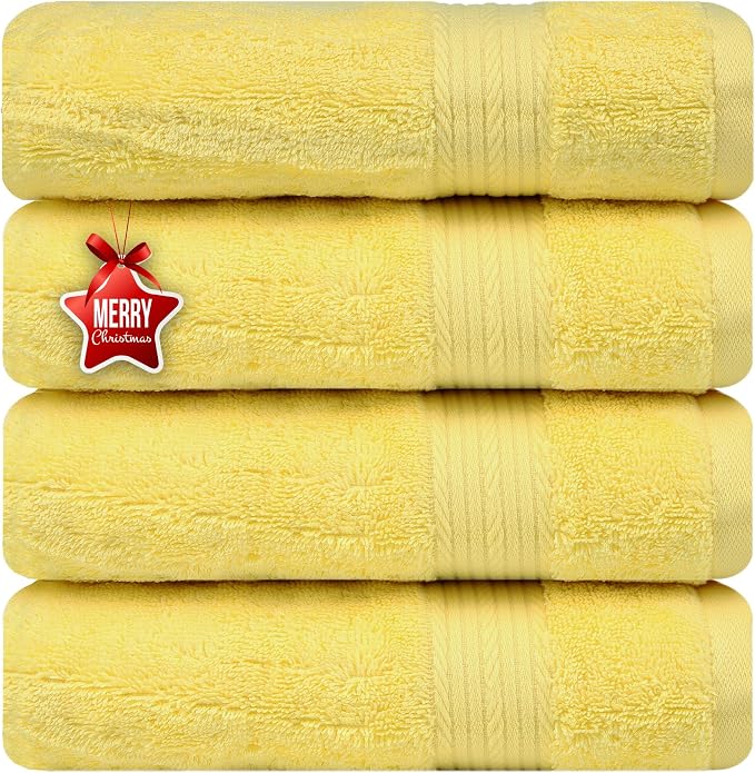 Ample Decor Hand Towels 18 X 28 Inch 600 GSM 100% Cotton, Premium Soft Absorbent by AmpleDecor