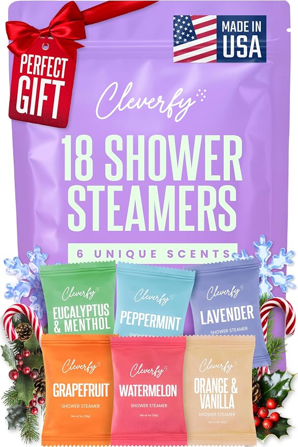 Cleverfy Shower Steamers Aromatherapy – Stocking Stuffers by Cleverfy