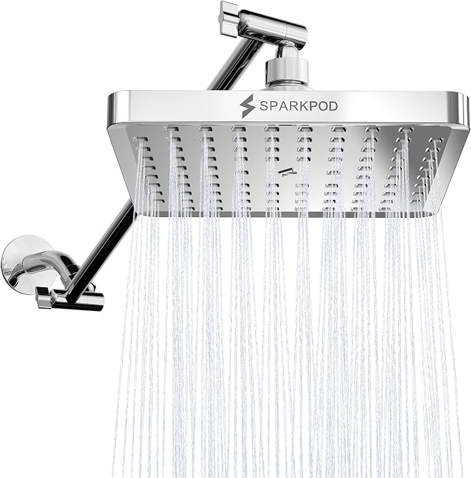 SparkPod Square Rain Shower Head by SparkPod