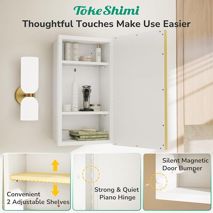 TokeShimi 21x27 Bathroom Medicine Cabinet - Image 6