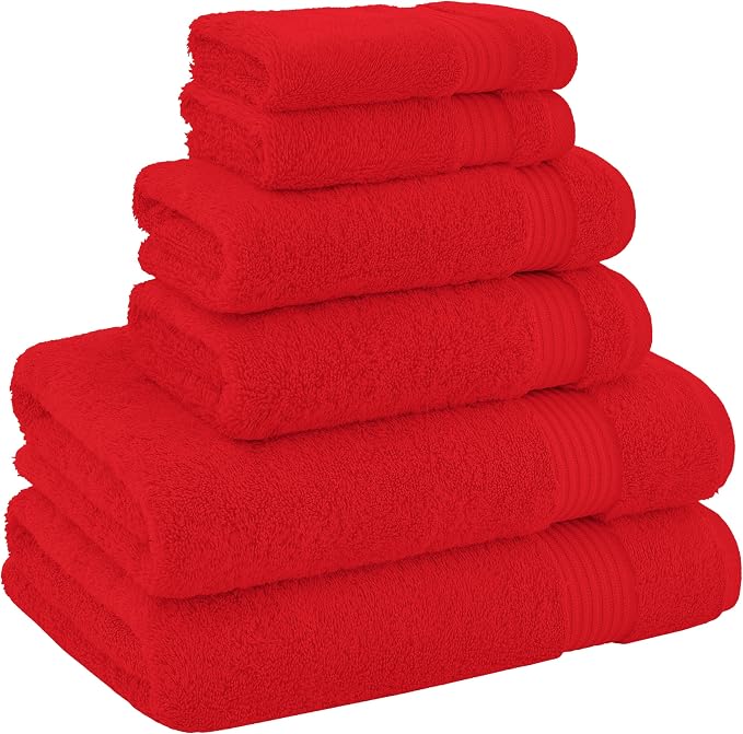 American Veteran Towel, 100% Cotton Turkish 6 Piece Towel Set, Luxury Towels - Image 4