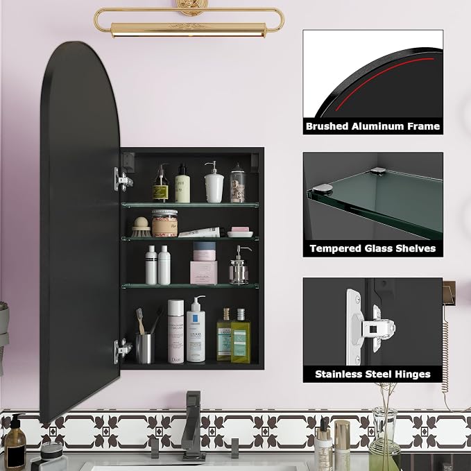 FKWin Arched Medicine Cabinet - Image 4
