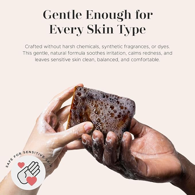 era of nature Best Raw ORGANIC AFRICAN BLACK SOAP, - Image 2