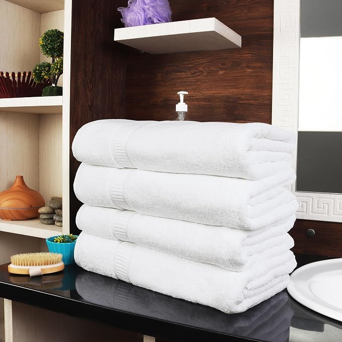 Utopia Towels - Luxurious Jumbo Bath Sheet 8 Piece - 600 GSM 100% Ring Spun - Image 4