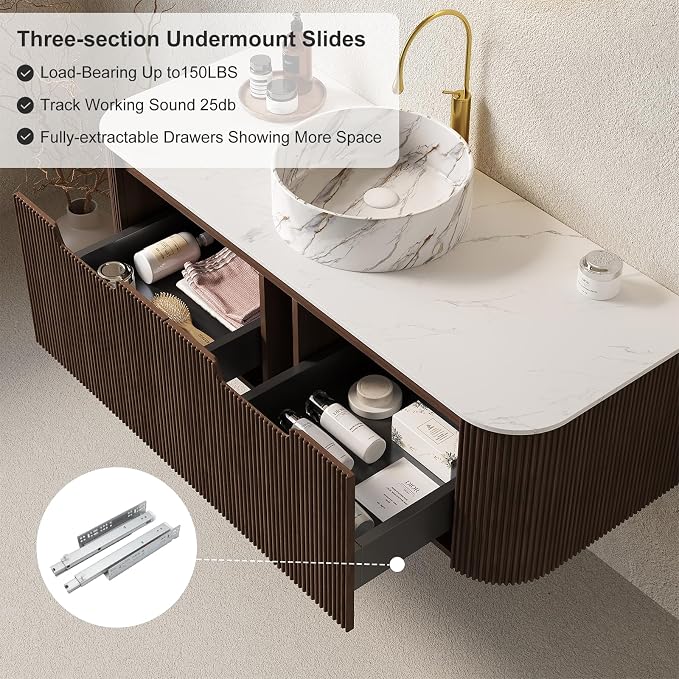 48" Floating Bathroom Vanity - Image 5