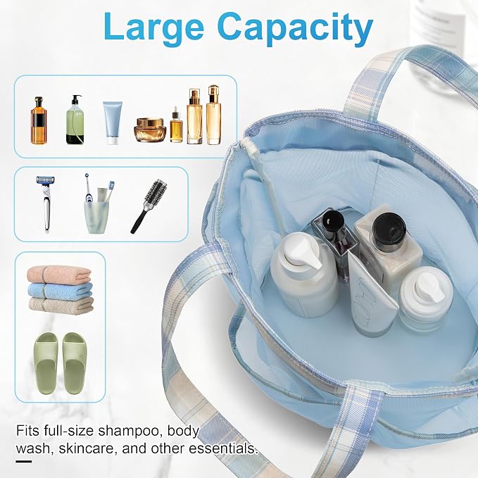 Mesh Shower Caddy Portable, Bathroom Caddy Organizer - Image 3