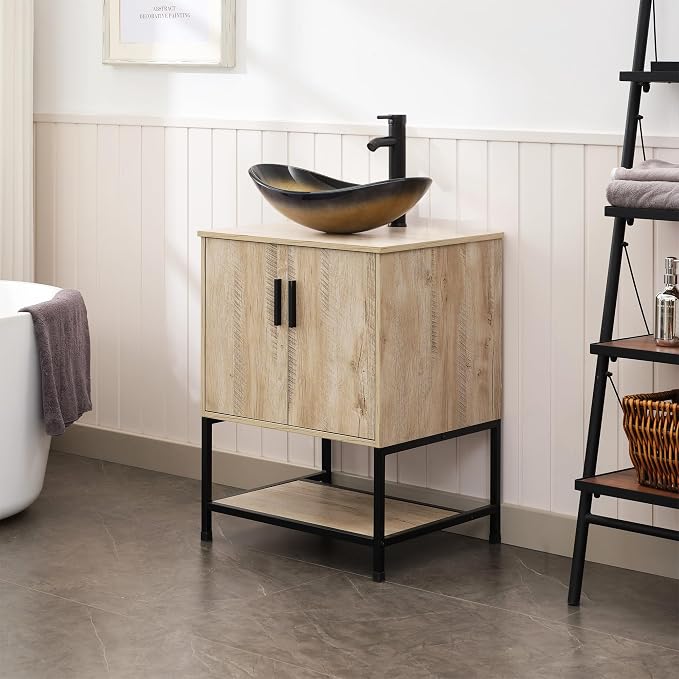 UEV Rustic Oak 24" Bathroom Vanity - Image 3