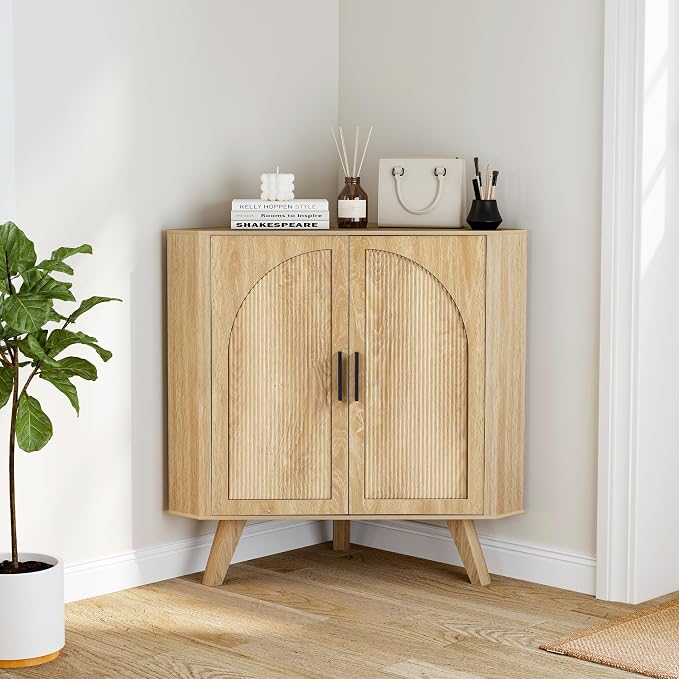 BERRYMERRY Fluted Corner Cabinet - Image 9