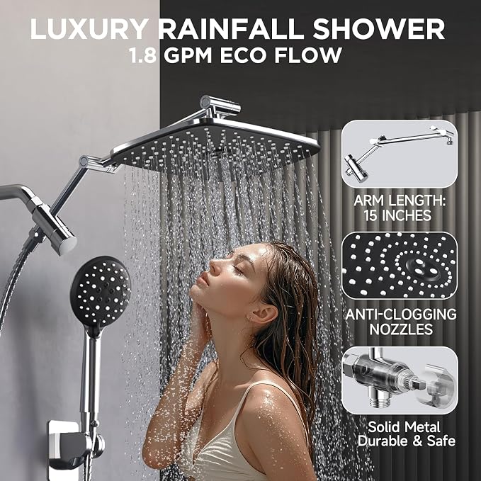 Veken 11.8'' Rain Shower Head - Image 4
