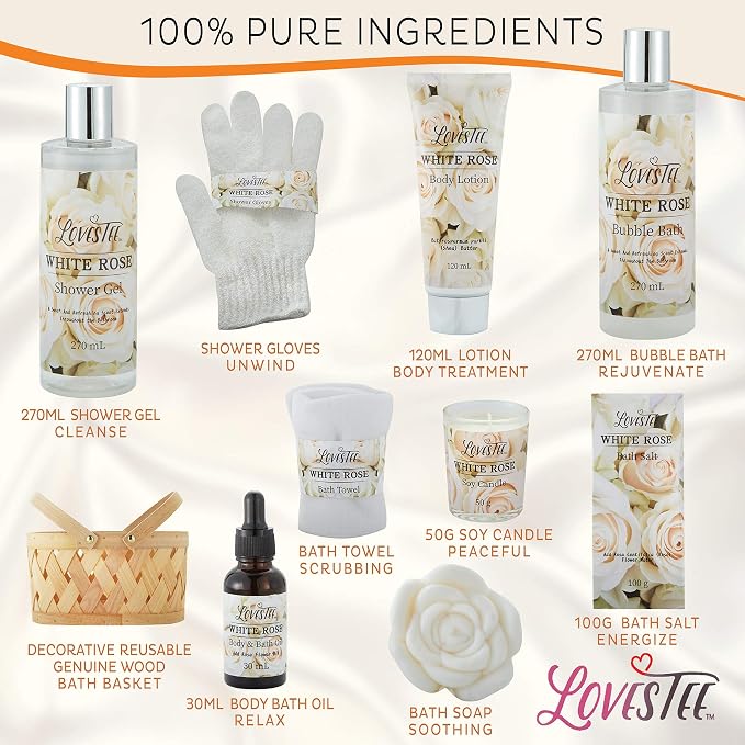 Christmas Gifts Bath & Body Spa Gift Basket - Image 2