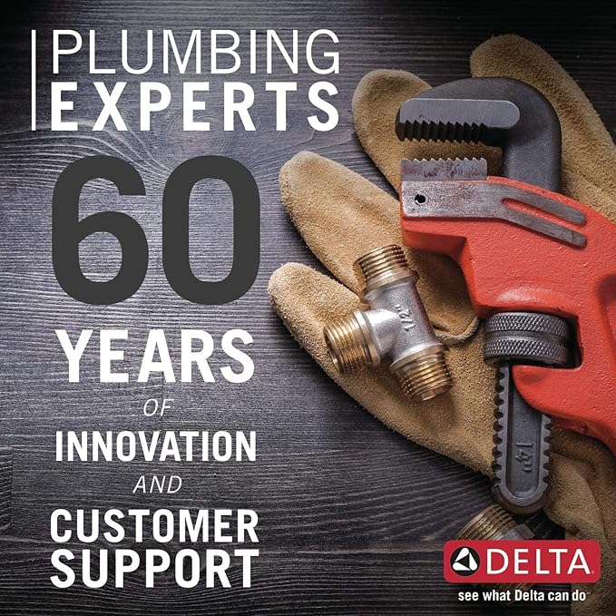 Delta Faucet Saylor 14 Series Brushed Nickel Tub and Shower Faucet Combo - Image 7