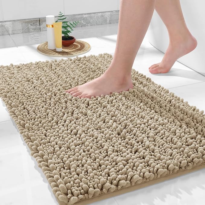 Yimobra Large Bathroom Rugs Non Slip Washable 36x24 Inch by Yimobra