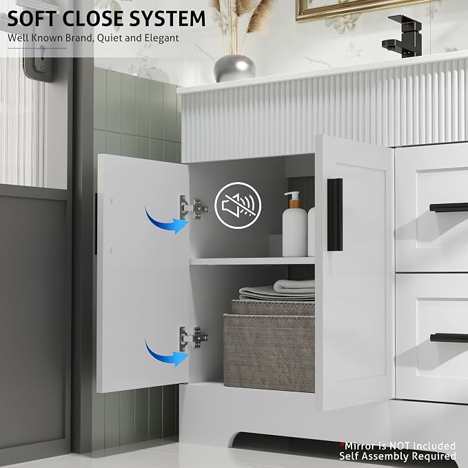 eclife 48" Bathroom Vanities Sink Combo - Image 4