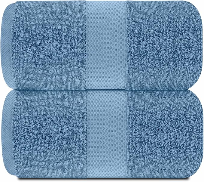 White Classic Luxury Soft Bath Sheet Towels - Image 2