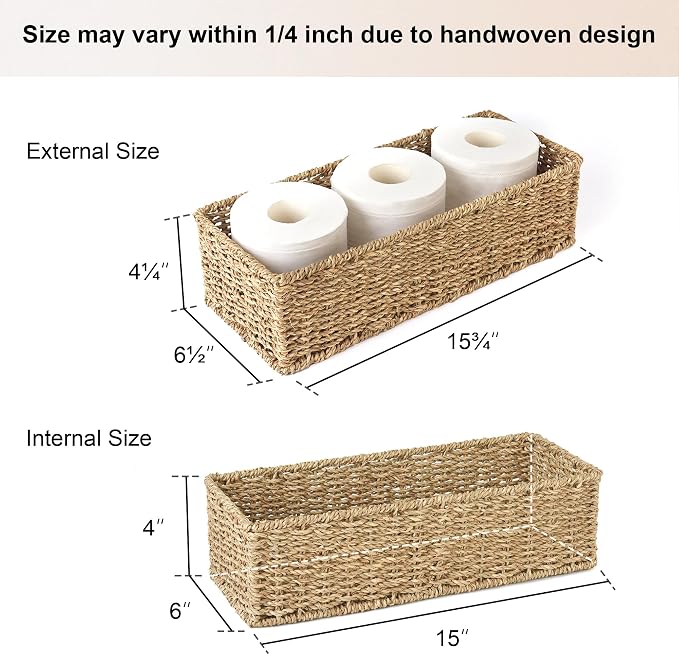 StorageWorks Toilet Tank Basket - Image 3