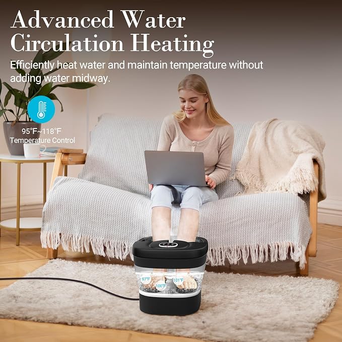 Foot Spa Bath Massager, 2025 Upgraded Foot Bath - Image 2