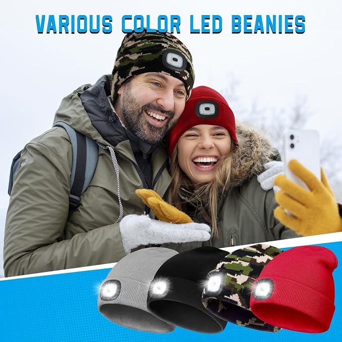 Christmas Stocking Stuffers for Men Adults, Beanie Hats - Image 7