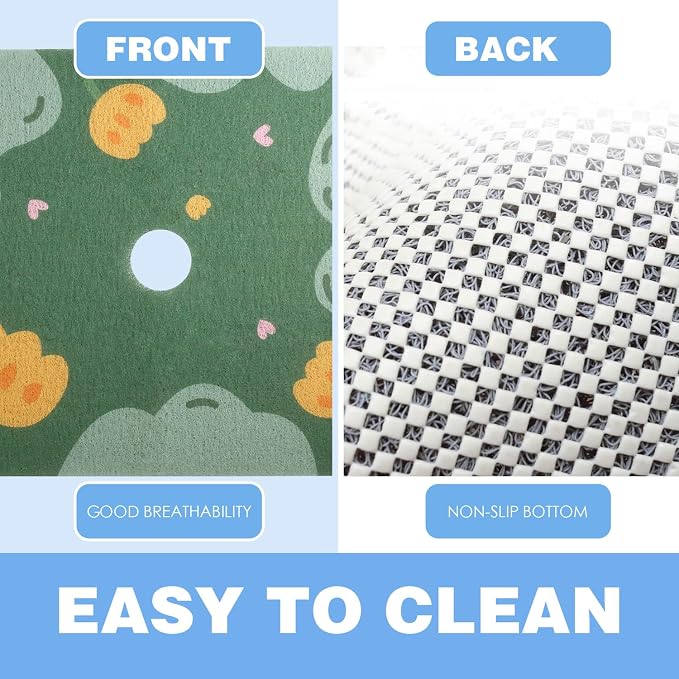 Square Shower Mat 23x23 Inch Non-Slip - Image 6