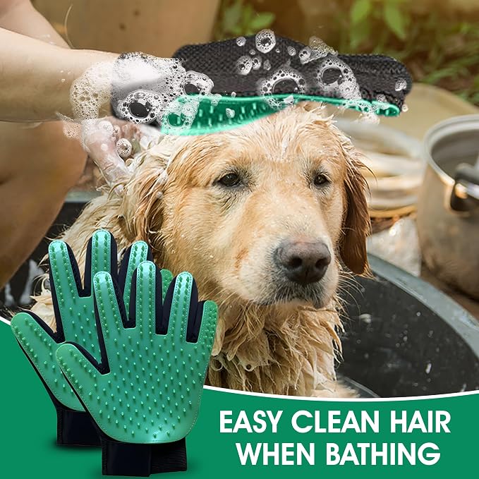 Upgrade Pet Grooming Gloves, Grooming Gloves - Image 5