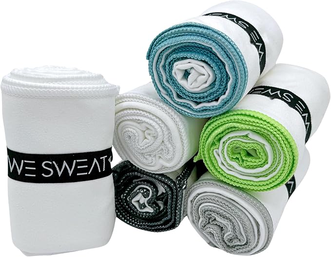 We Sweat’s Microfiber Gym Towels, Fast Drying Men & Women Workout Gear by WESWEAT