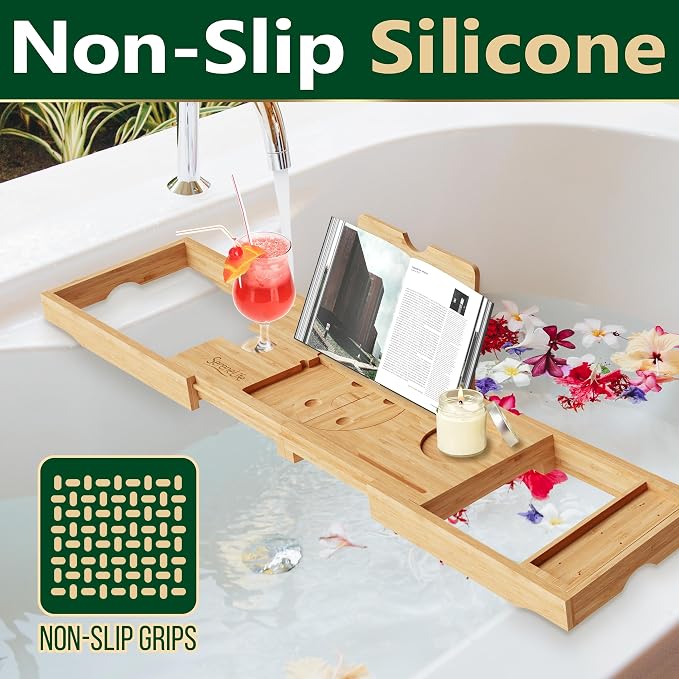 SereneLife Bathtub Tray - Image 6