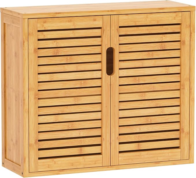 VIAGDO Wall Cabinet Bathroom Storage Cabinet Wall Mounted - Image 9