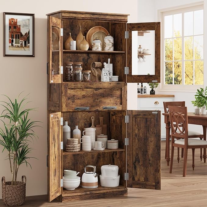 GAOMON 67" Tall Bathroom Cabinet - Image 4