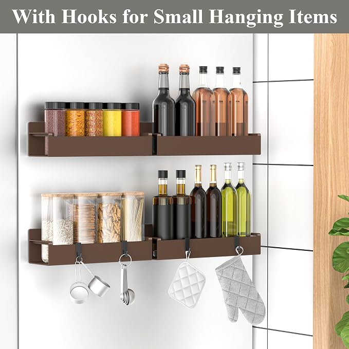 4 Pack Magnetic Spice Rack Organizer - Image 2