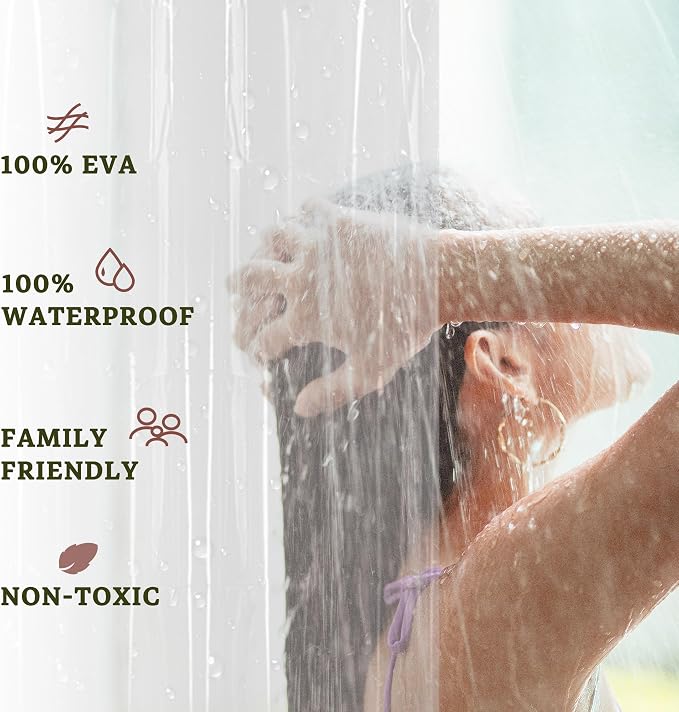 Barossa Design Extra Heavy Duty Shower Curtain Liner Thick - Image 3