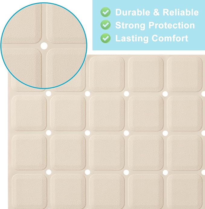 Non-Slip Bath Mat for Tub & Shower：Silicone Foldable Bathtub Mat - Image 7