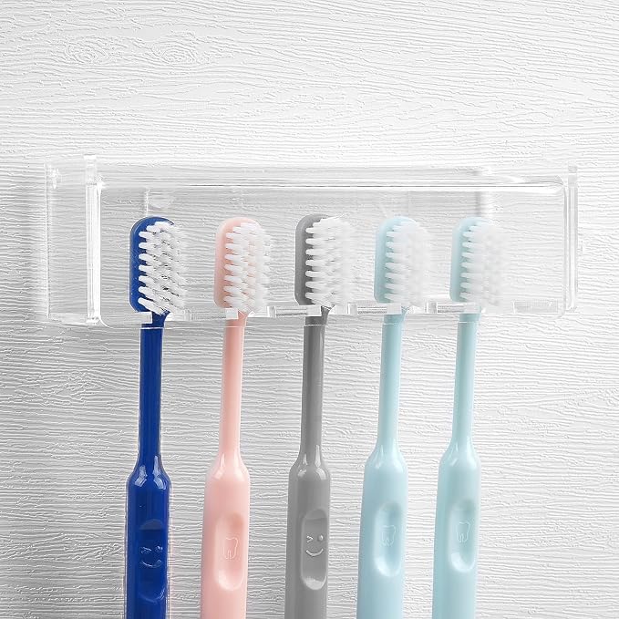 5 Slots Wall Mount Toothbrush Holder - Image 5