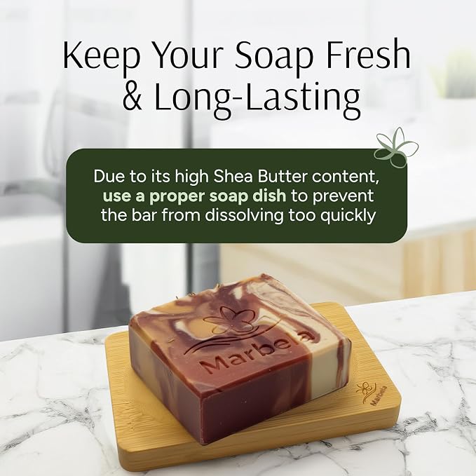Marbela Cosmetics Clay and Rosemary Handmade Soap Bar - Image 5