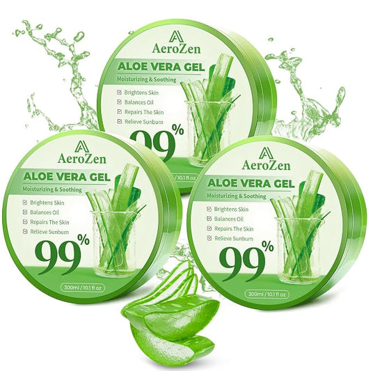 Aero Zen 99% Pure & Organic Aloe Vera Gel by Unknown