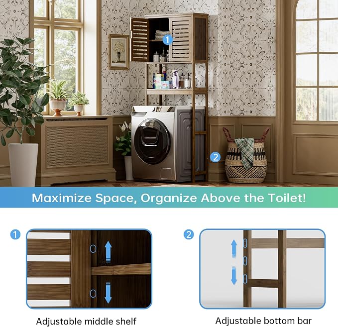 SMIBUY Bathroom Storage Shelf - Image 5