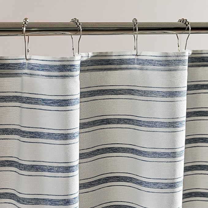 SLEEP ZONE Shower Curtain Liner, Waffle Shower Curtains - Image 2